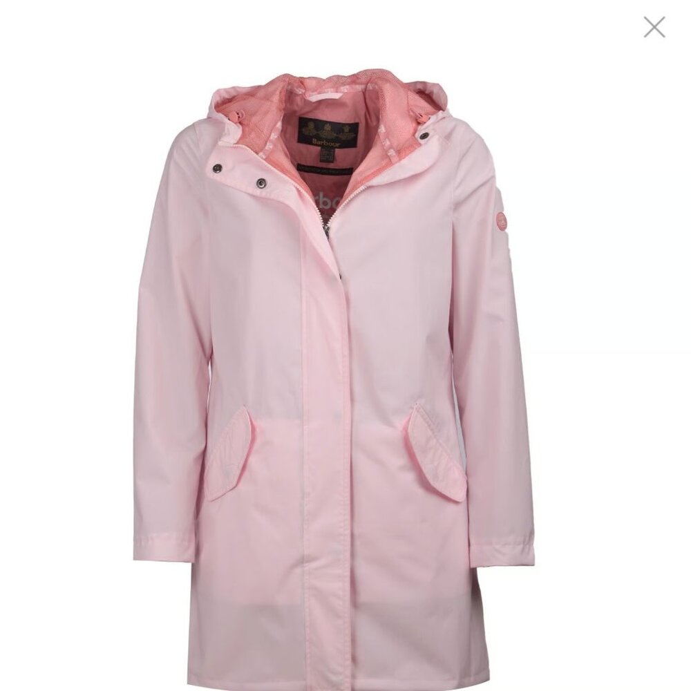 BARBOUR  Women's Seaglow Waterproof Breathable Jacket Light Pink